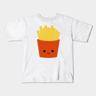 Cute Kawaii French fries Kids T-Shirt